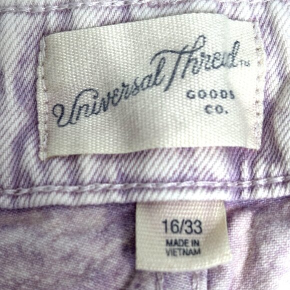 Universal Threads Vintage Midi Shorts Light lavender Wash NWT   Universal threa - Picture 8 of 10